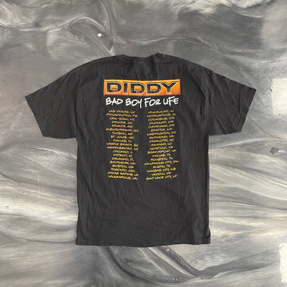 Vintage P Diddy Bad Boys Tee Black