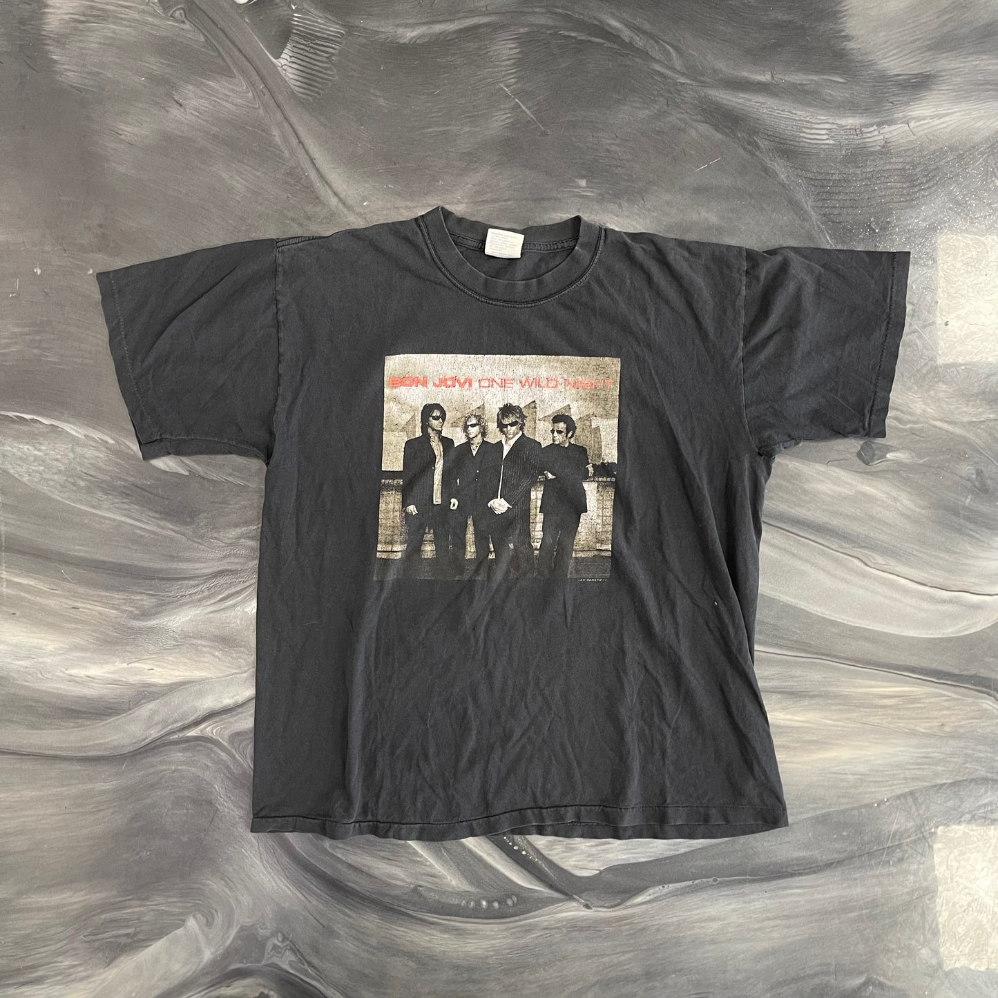 Vintage Bon Jovi Tour Tee Black