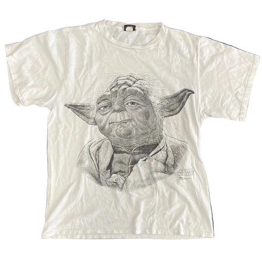 Vintage Yoda 1995 Star Wars Tee White