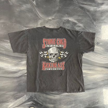 Vintage Stone Cold Racing Tee Black