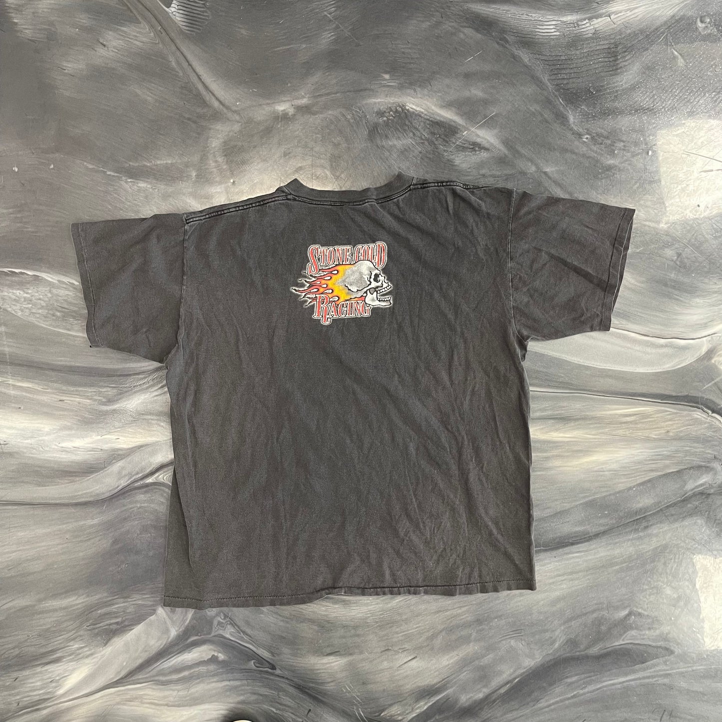 Vintage Stone Cold Racing Tee Black