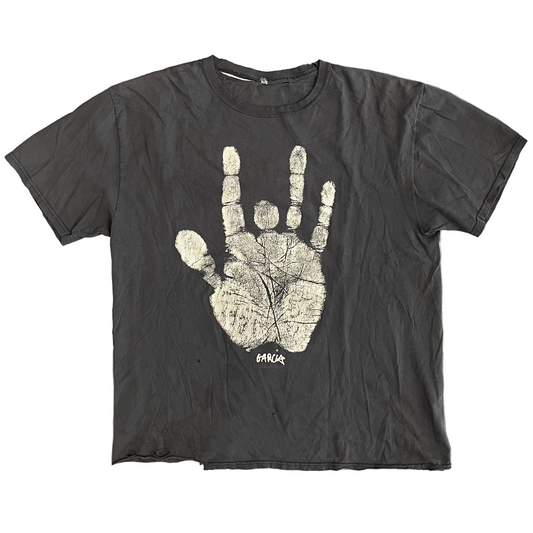 Vintage Jerry Garcia Hand Tee Black