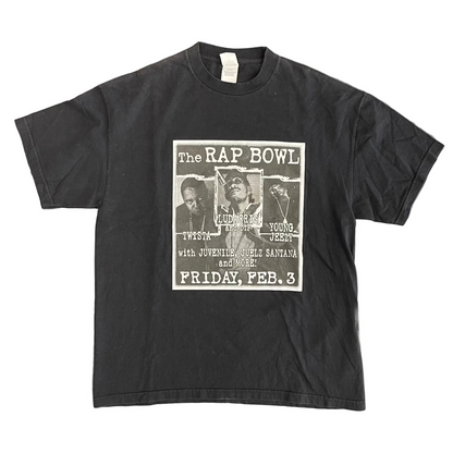 Vintage Rap Bowl 2006 Luda Jeezy Tee Black