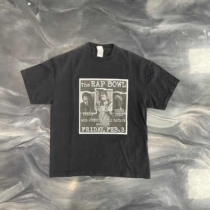 Vintage Rap Bowl 2006 Luda Jeezy Tee Black