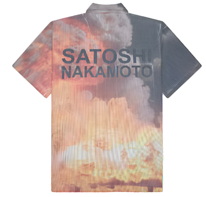 Satoshi Nakamoto Weird Time Quarter Zip Collard Shirt