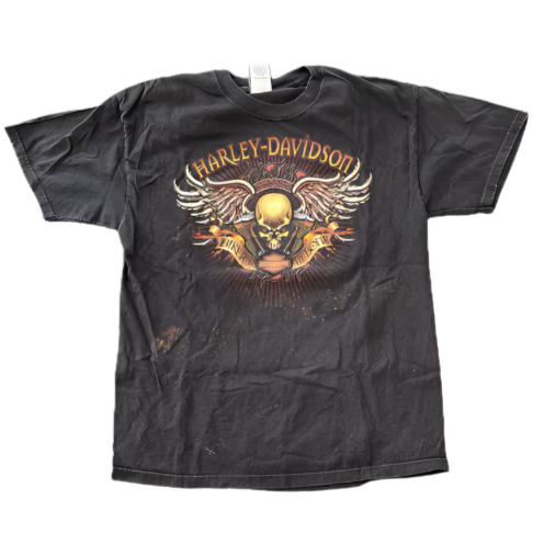 Vintage Harley Davidson “Skull With Wings” T Shirt