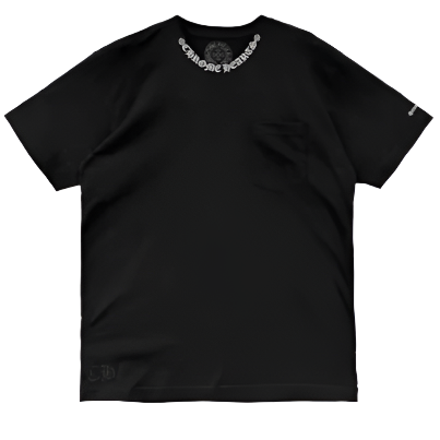 Chrome Hearts Neck Logo Black Tee (FREE)(1 Year Anniversary)