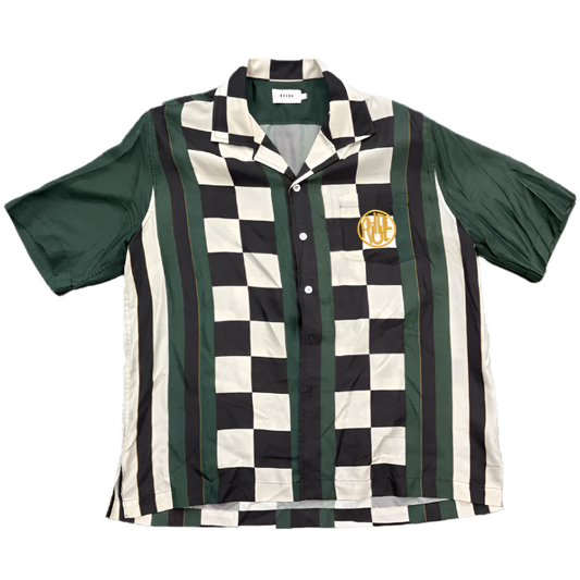 RHUDE green checkered button up