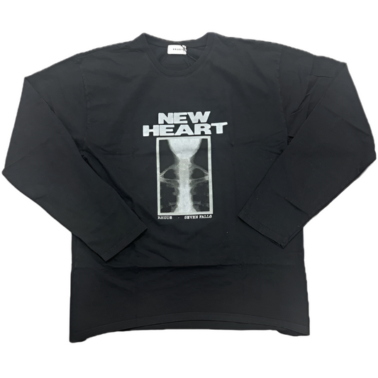 RHUDE New Heart Long-sleeve Black