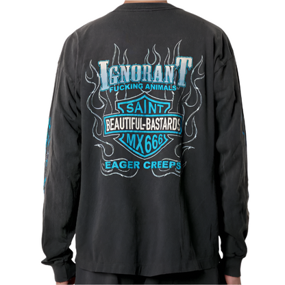 SAINT MXXXXXX Goodbye Humanity Dice Longsleeve T-Shirt