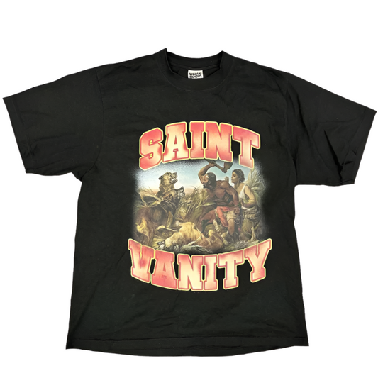 Saint vanity dog tee black