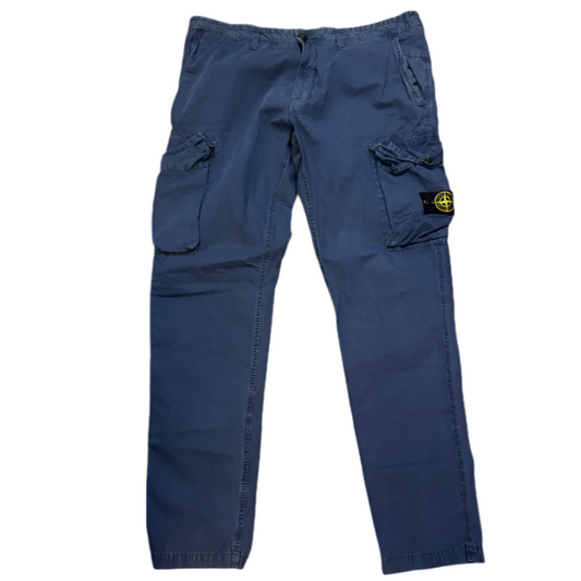 Stone Island Multi Pocket Cargo Pants Navy