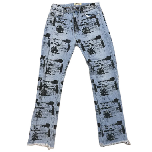 Astrum Printed All Over Denim