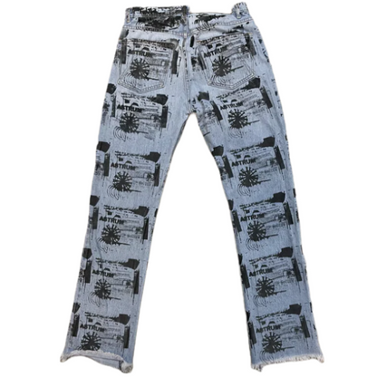 Astrum Printed All Over Denim