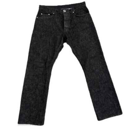 Chrome Hearts 'Second Chances' Star Patch Denim Jeans