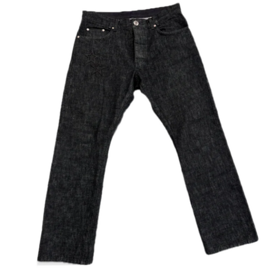 Chrome Hearts 'Second Chances' Star Patch Denim Jeans
