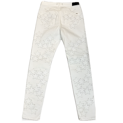 Amiri Chemist Leather White Star Patch