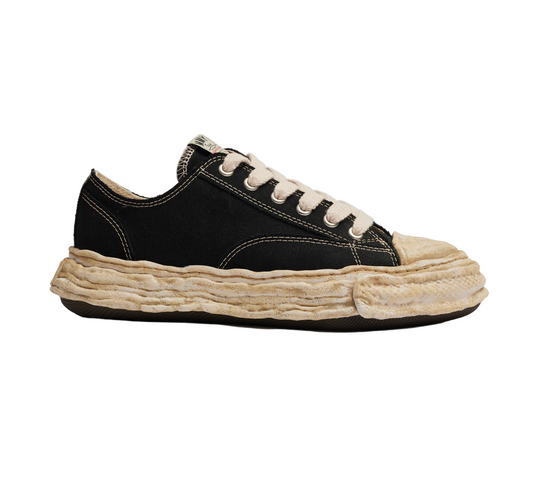 MAISON MIHARA YASUHIRO Black Garment Dyed Peterson 23 Sneaker