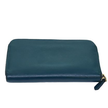 Prada Full Size Wallet Turquoise
