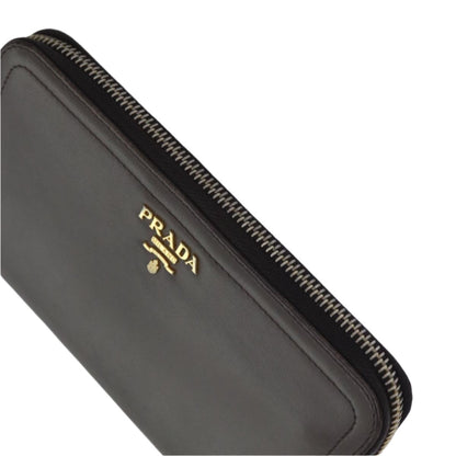 Prada Full Size Wallet Taupe