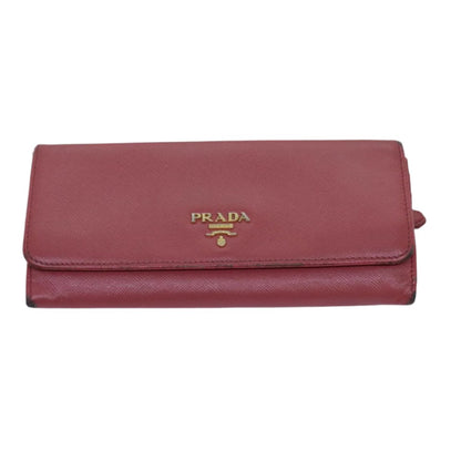 Prada Full Size Wallet Pink